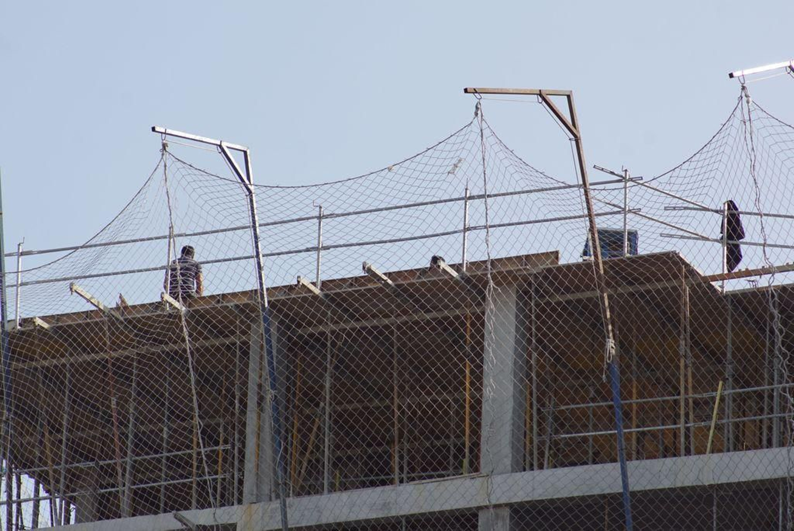 En Vigo se ha reactivado la construcción en los últimos meses y hay promociones, como la de la imagen, en marcha.