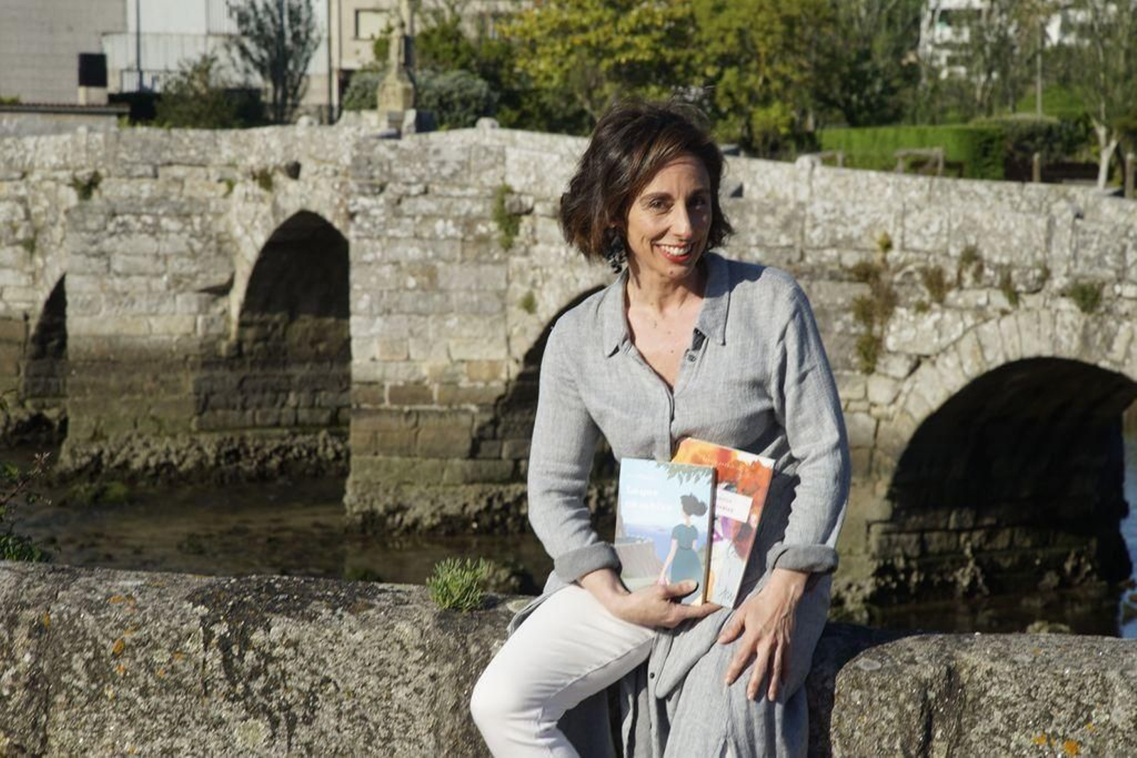 Elba Pedrosa, nunha das localización importante da novela.