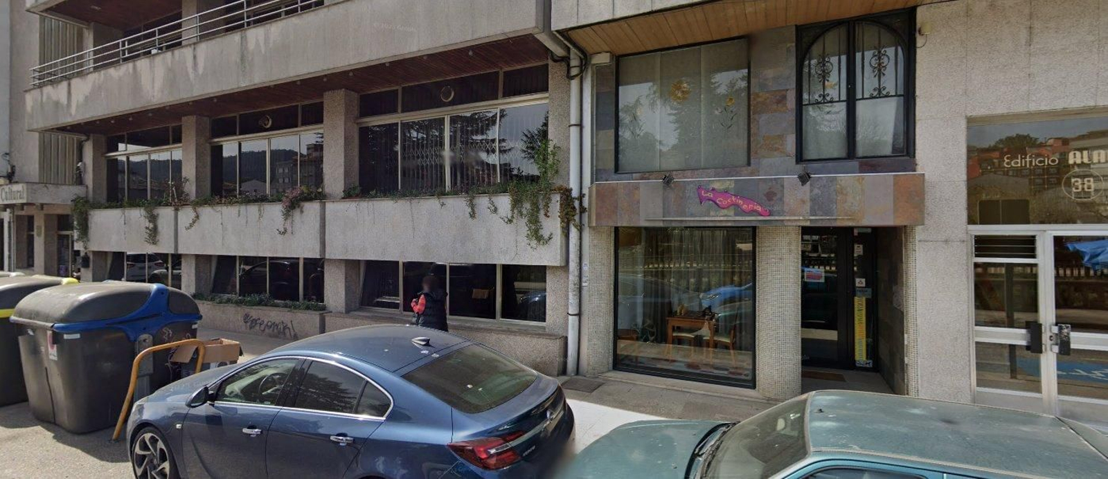 Calle Ernestina Otero, en Redondela.