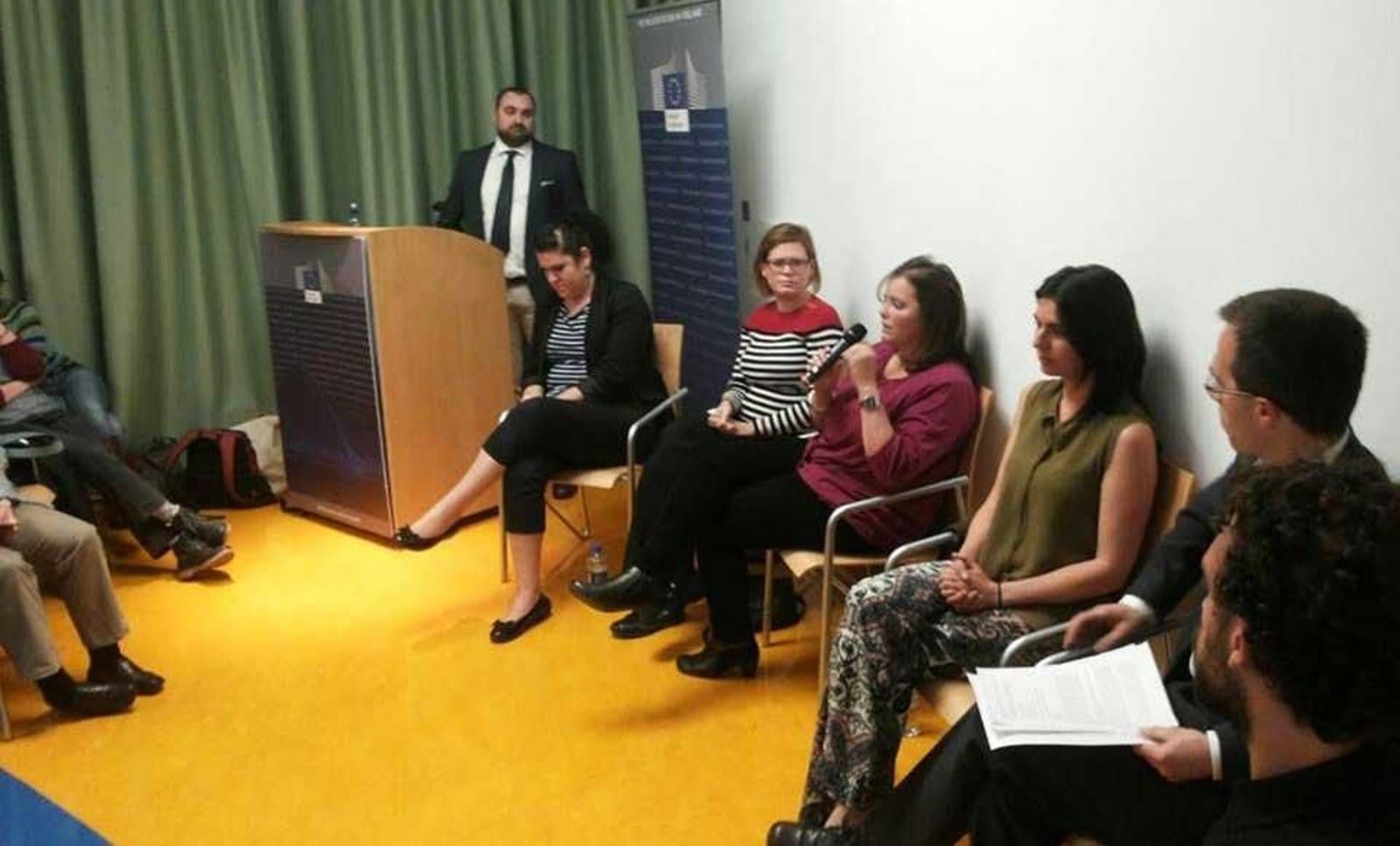 Imagen de otra de las conferencias organizadas por el CRE de Irlanda.