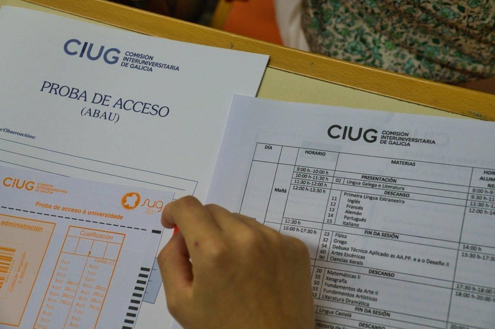 Cuadernillos de la EBAU.