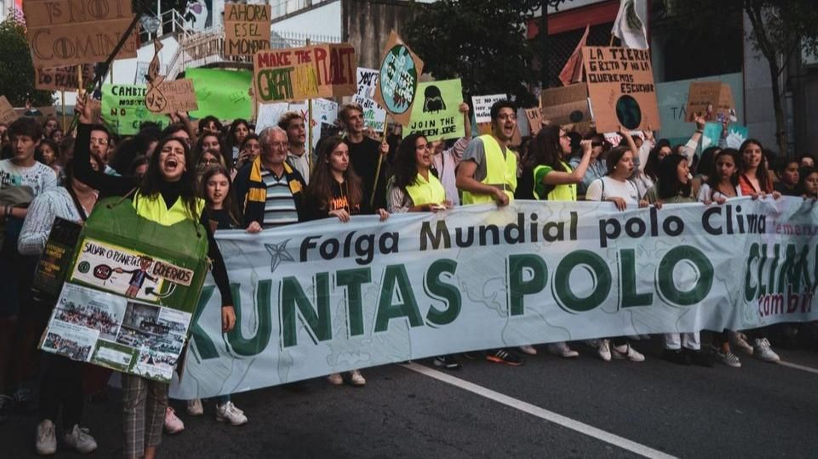 El colectivo Fridays for Future organizó una manifestación en Vigo en septiembre pasado.