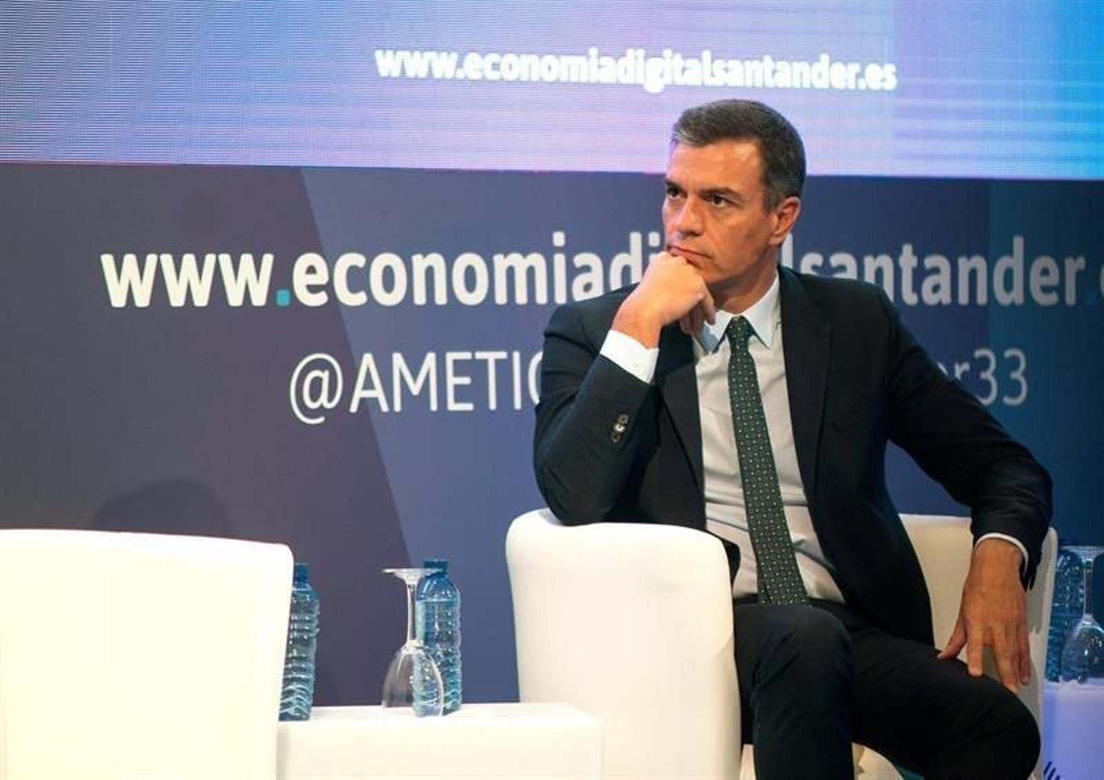 El presidente del Gobierno en funciones, Pedro Sánchez