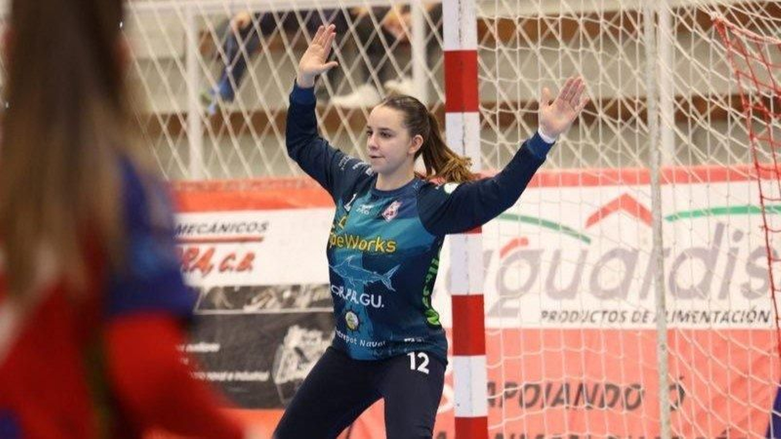 La joven guardameta guardesa disfrutó de siete minutos el sábado.