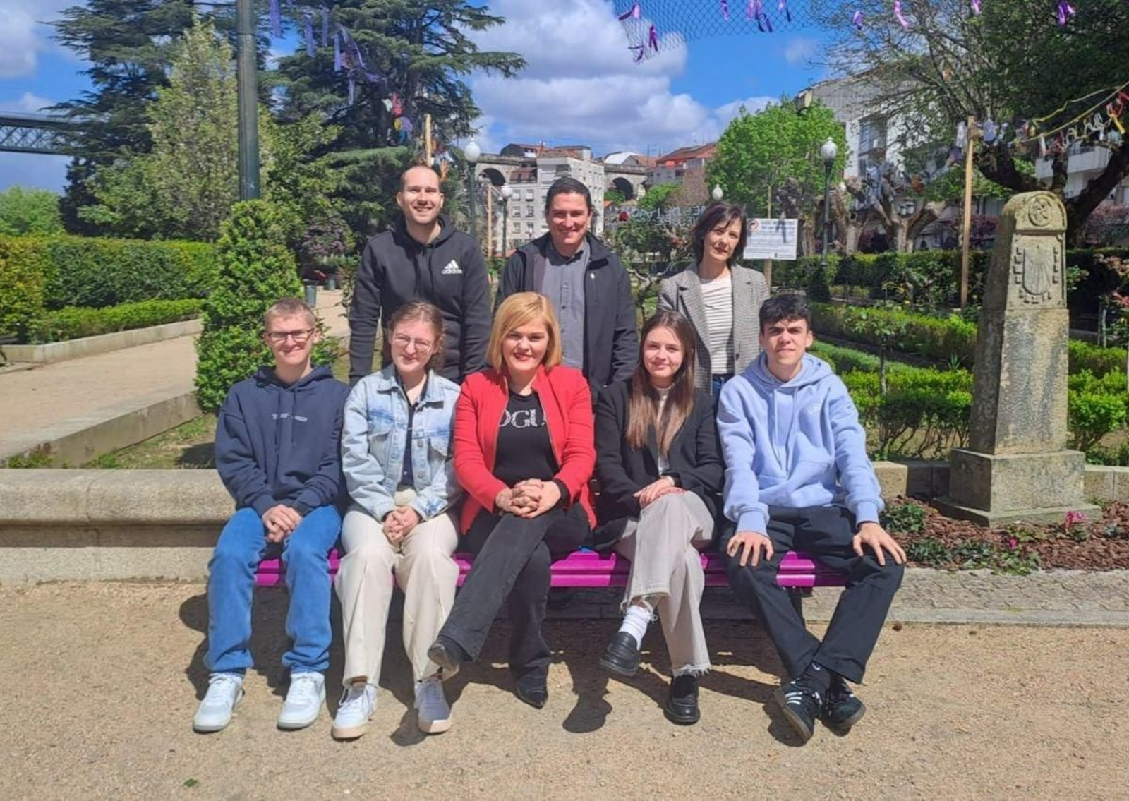Francisco Javier Silvela, Iván Valles, Ángeles Alemparte, Kylian, Célestine, Digna Rivas, Gabriela y Andrés.