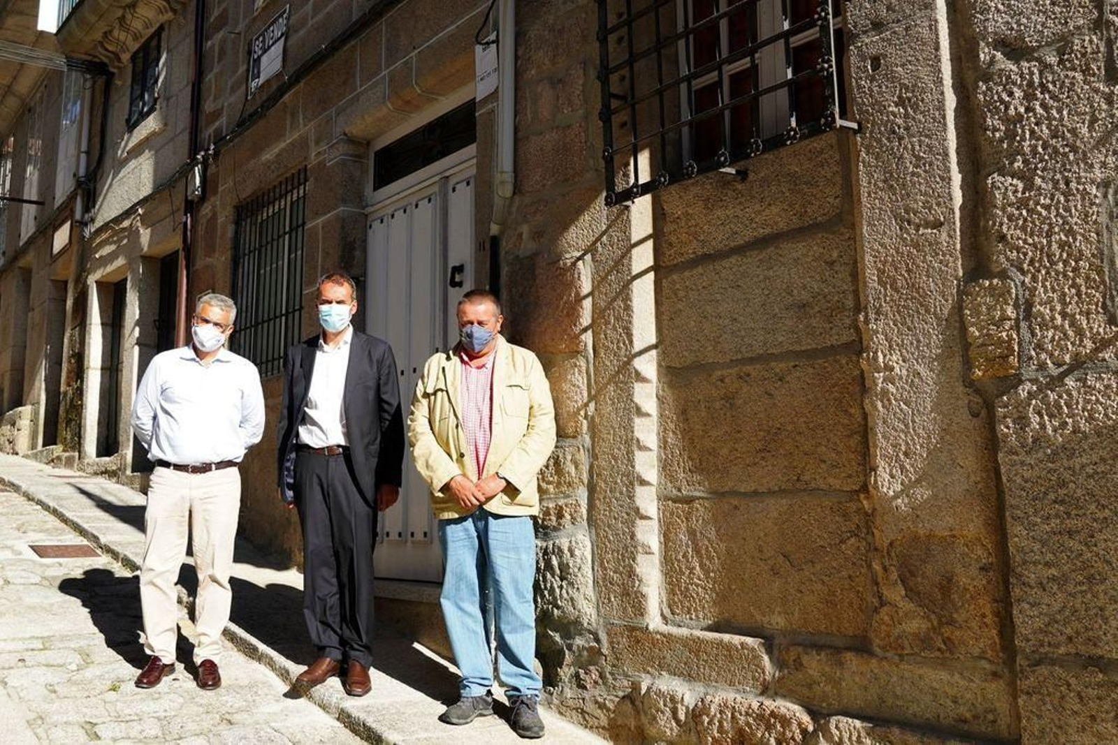 El alcalde asistió a la presentación de estas jornadas en las que participa también Valença.