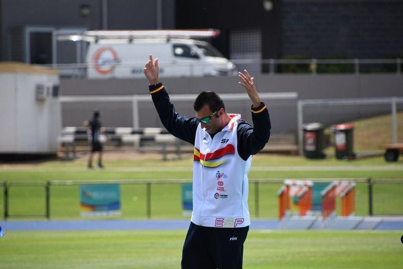 Fran Pérez celebra una de sus victorias en la localidad australiana de Brisbane.