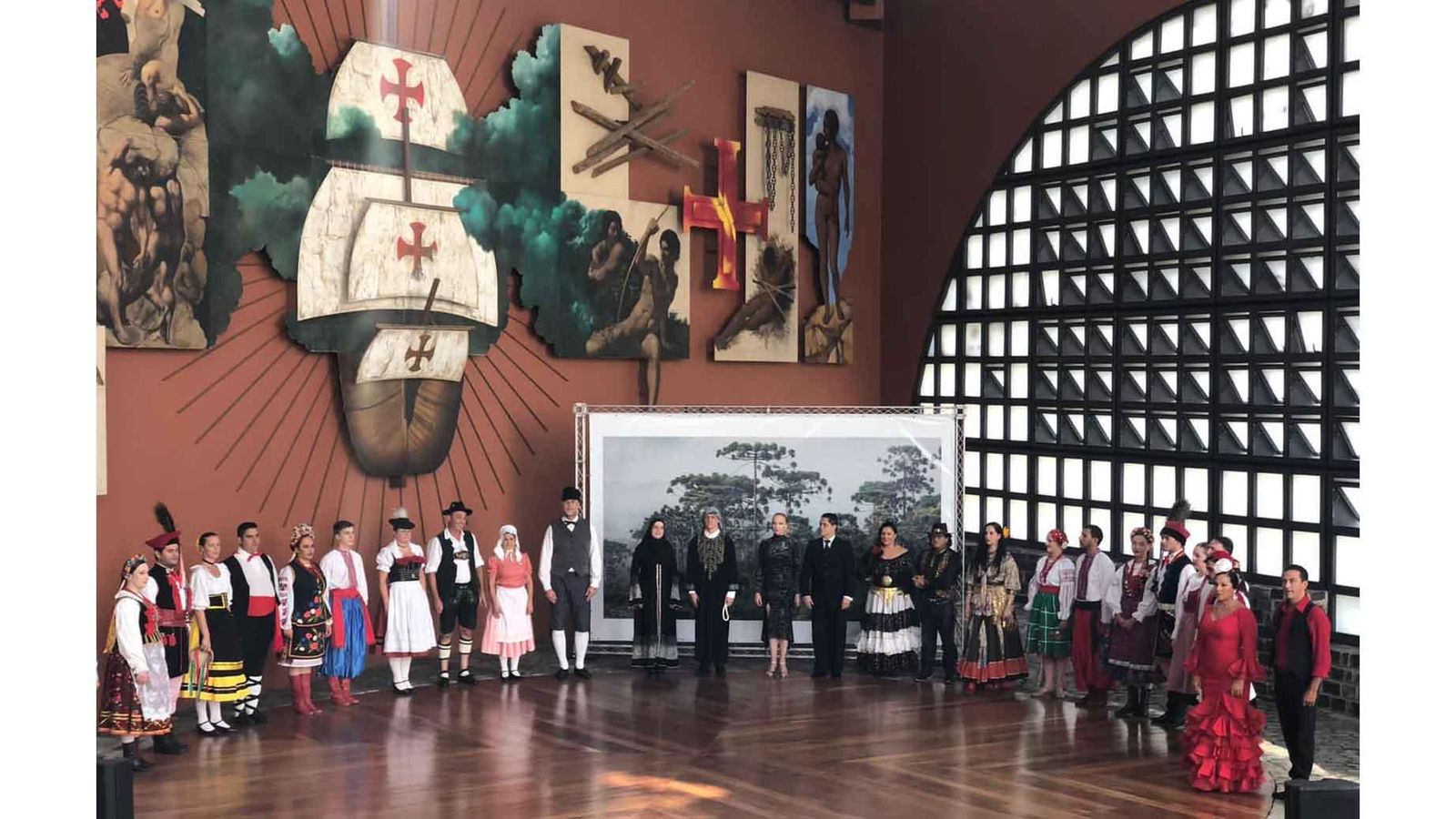 Representación de la Casa de Andalucía en Curitiba