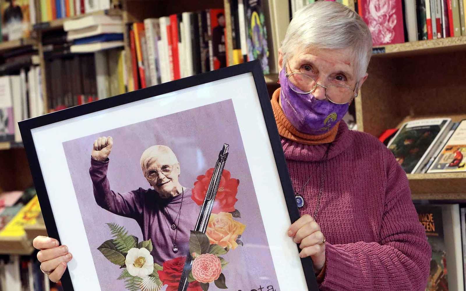 La poeta Luz Fandiño. EFE/Xoán Rey.