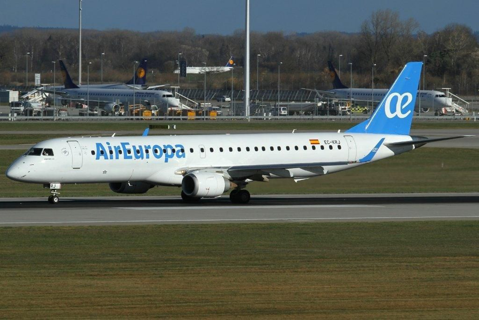 Una aeronave perteneciente a la flota de Air Europa.