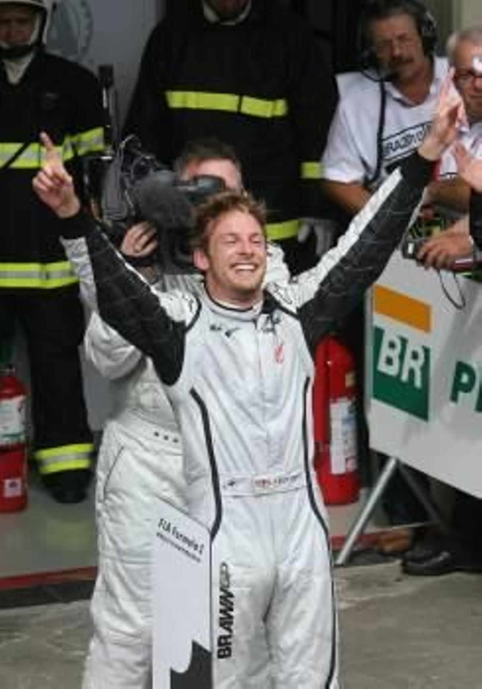 El campeón del mundo Jenson Button.