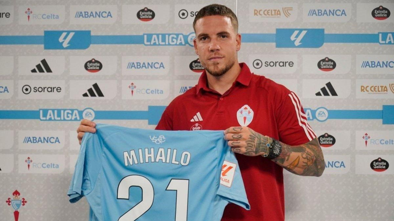 Mihailo Ristic es el sexto y último jugador llegado al Celta desde el Benfica.