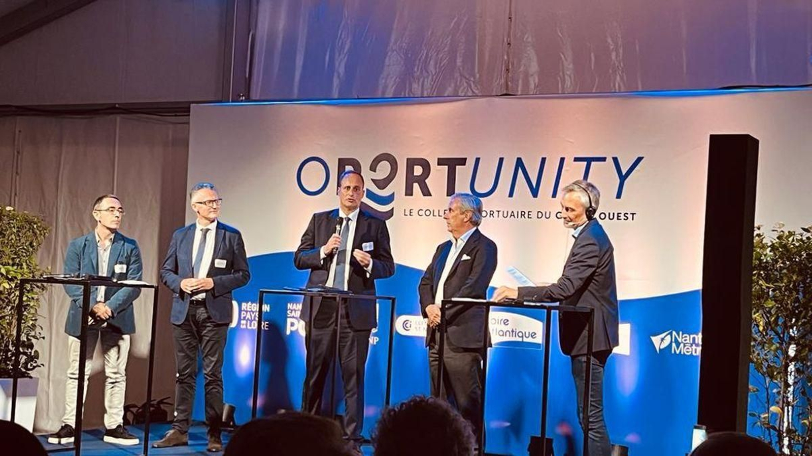 Carlos Botana, ayer en Nantes, en la celebración de los 50 años.