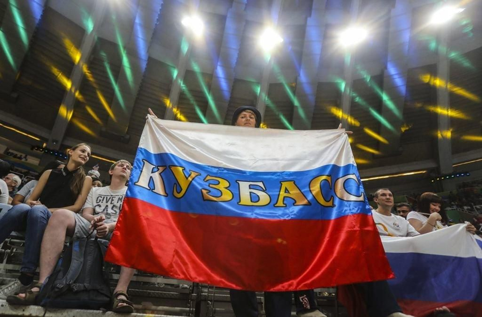 Aficionados rusos, en los Juegos de Río.