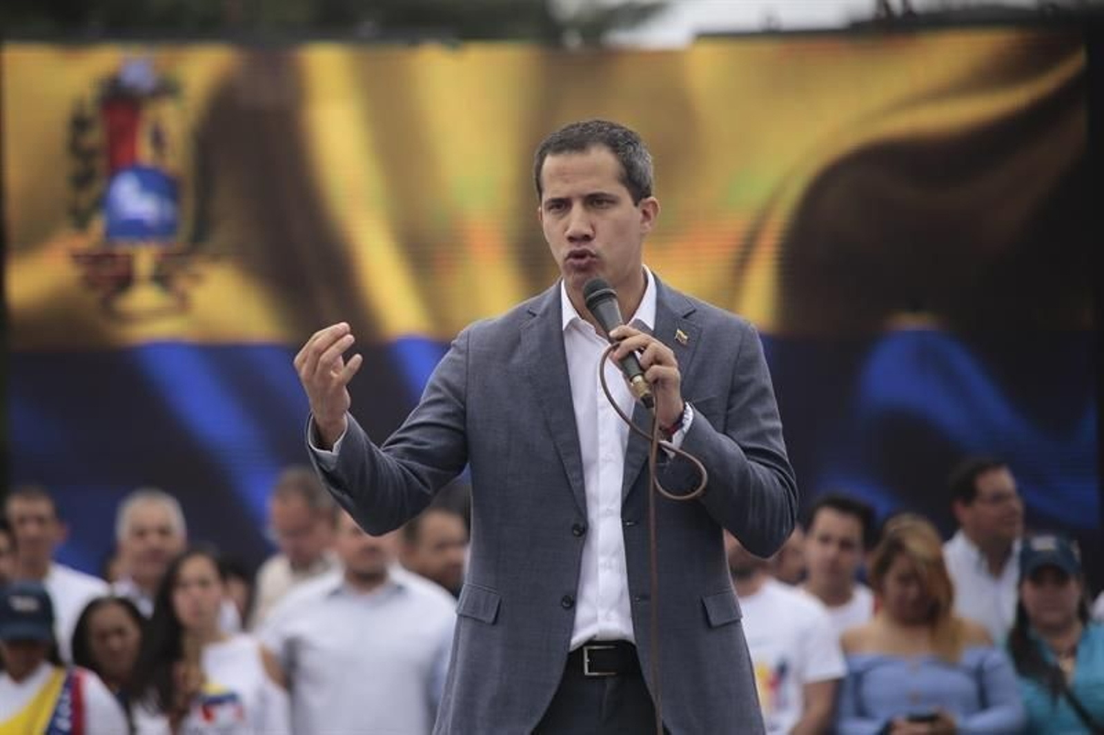 El presidente de la Asamblea Nacional de Venezuela, Juan Guaidó