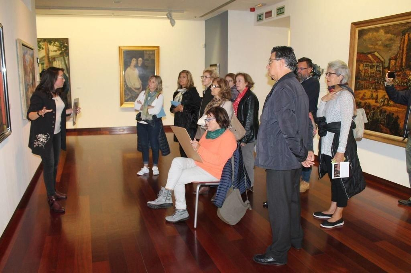 La presentación de la programación en la exposición de Afundación.