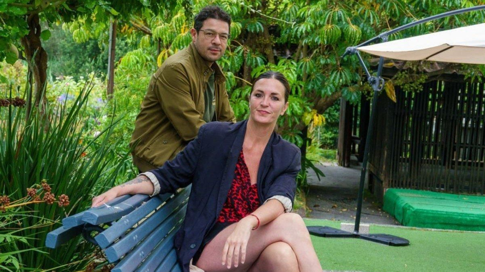 Cristian Penelas y Bego Arana, en la Fudación Sales, donde organizan SnAAck Sales.