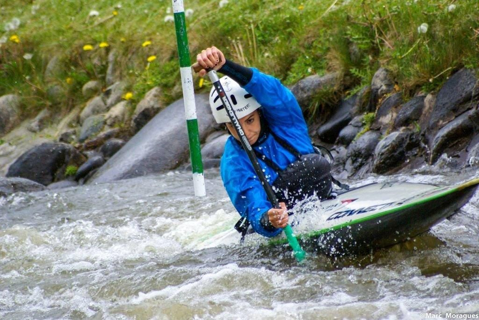 Ainhoa Lameiro, del Club Piragüismo Penedo, se impuso tanto en el K-1 como en el C-1 cadete.