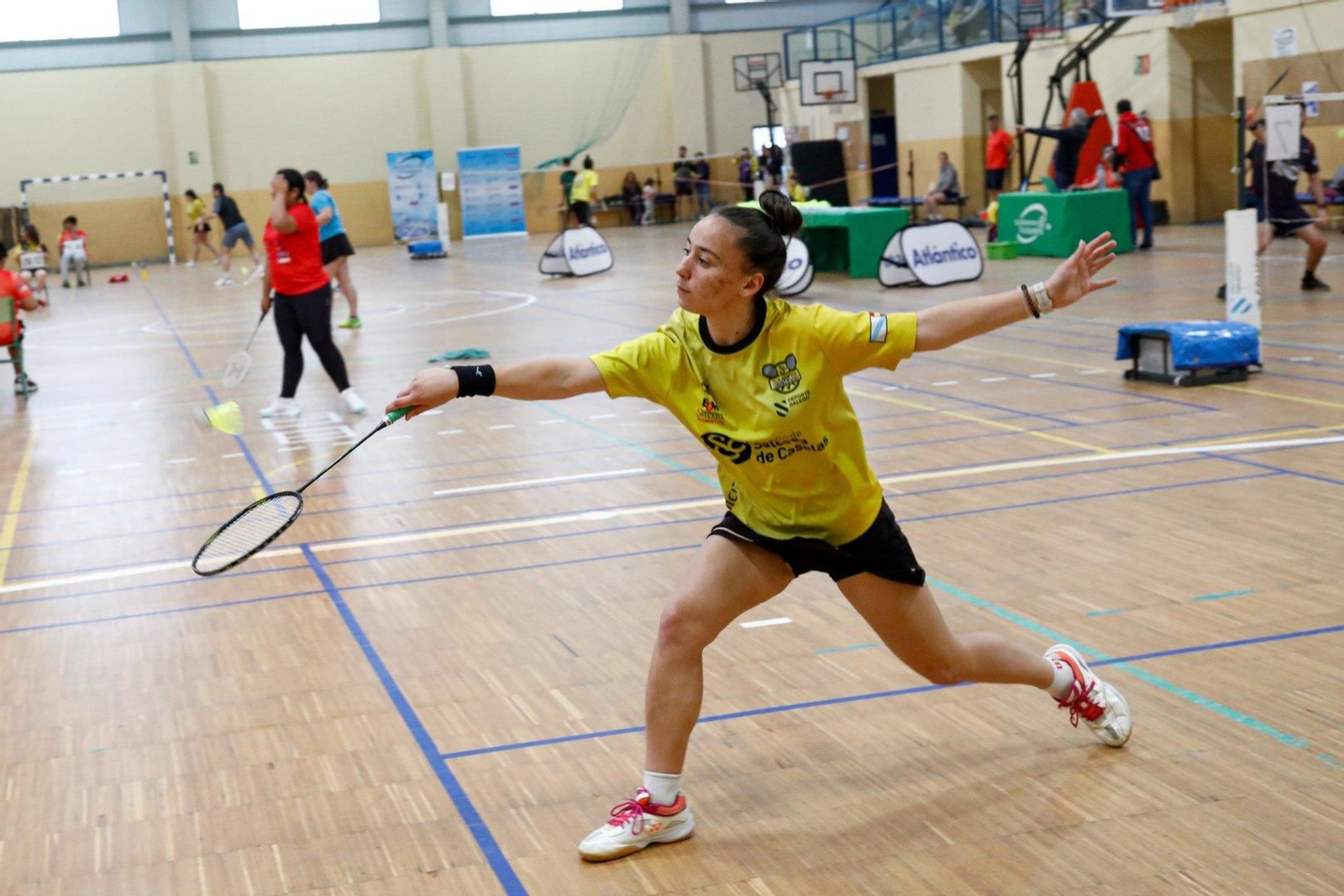 +Deporte Atlántico de bádminton en Ponteareas.