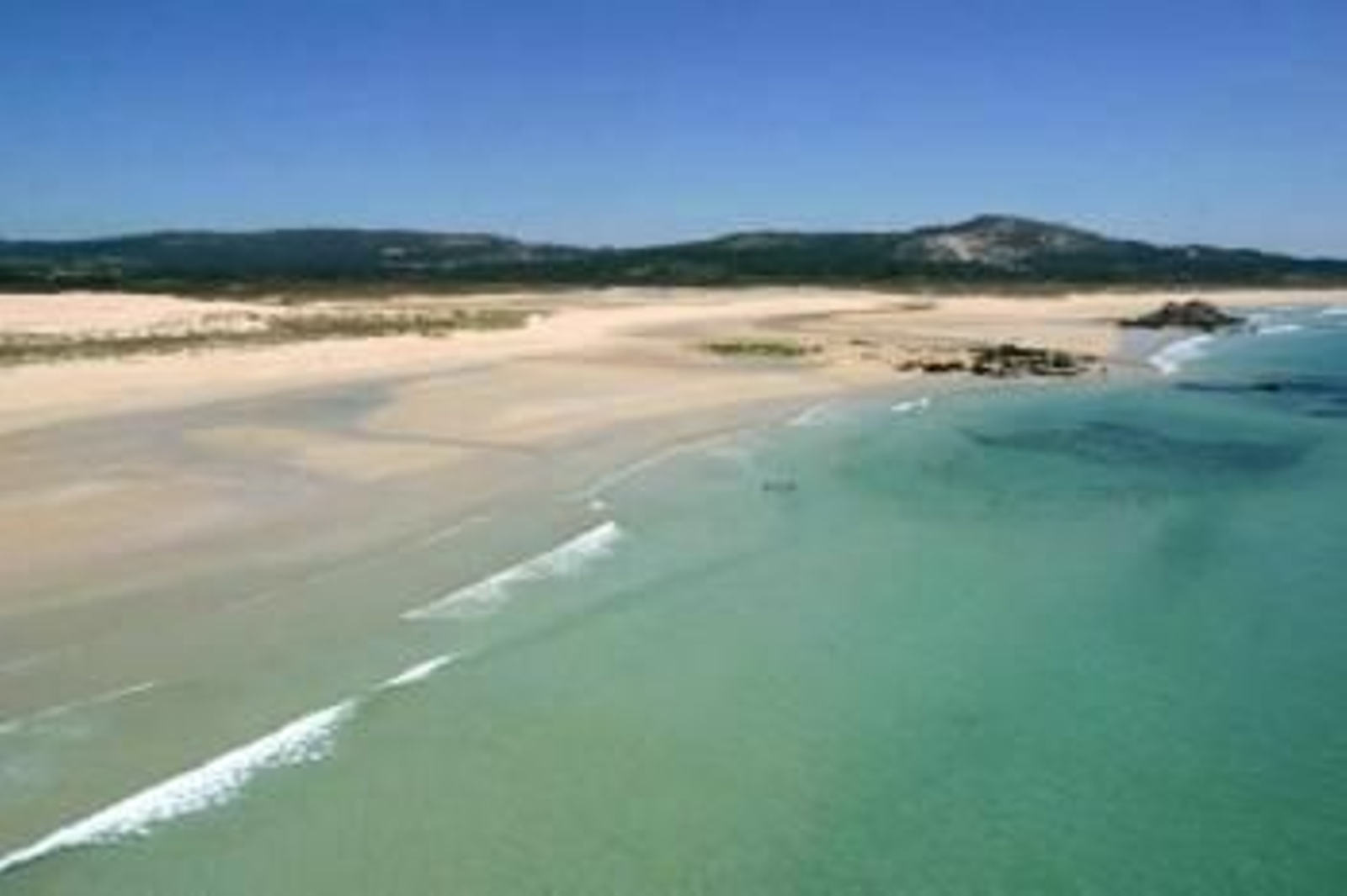 Playa y dunas de Corrubedo.