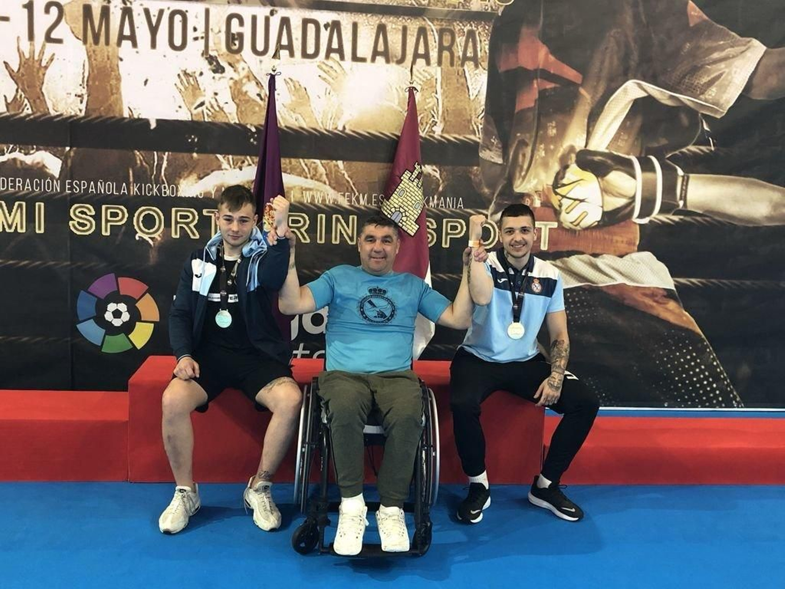 Medalla de oro para Loureiro e Izard