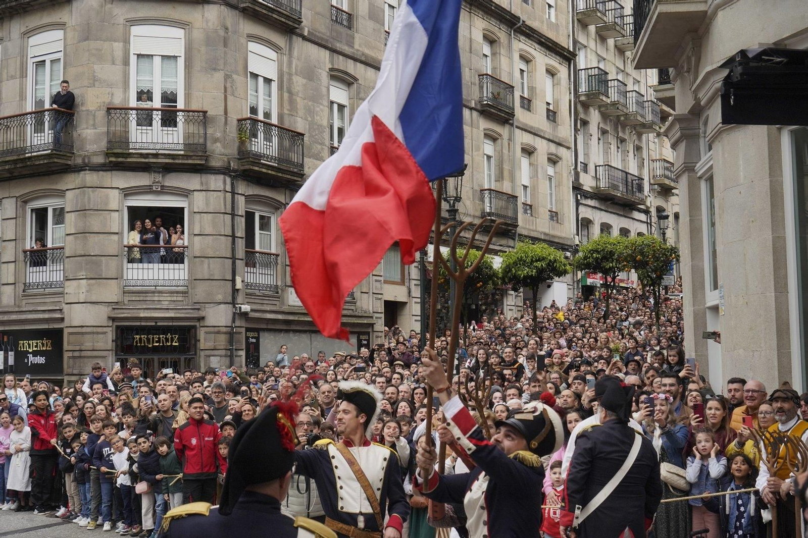 Representación de la Reconquista de Vigo 2024.