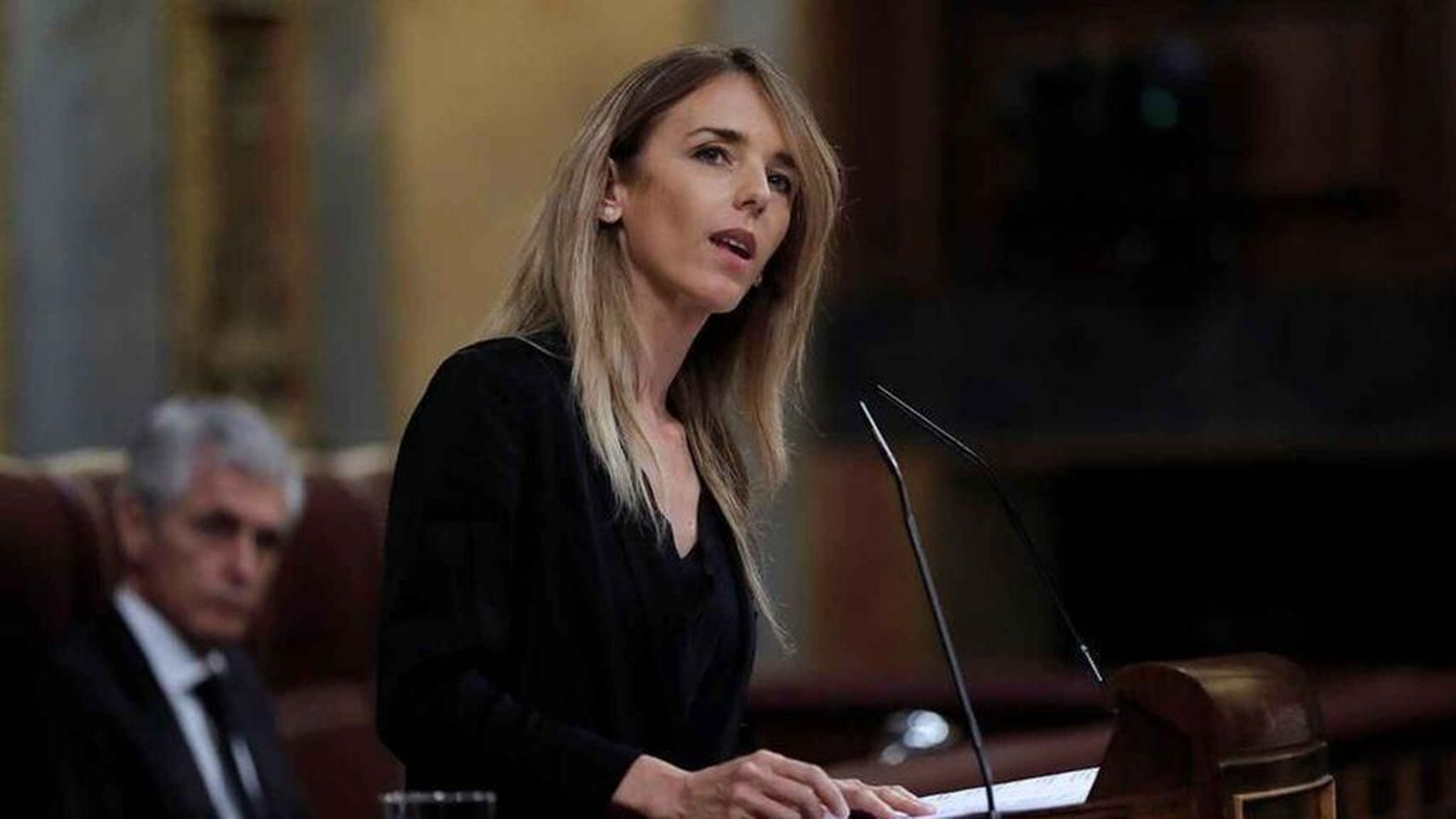 Cayetana Álvarez de Toledo durante una intervención en el Congreso.