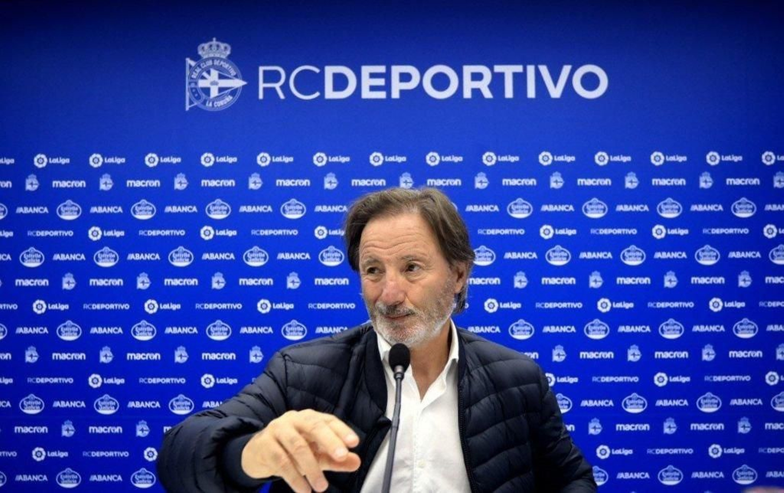 Juan Antonio Anquela se despidió ayer del equipo gallego.