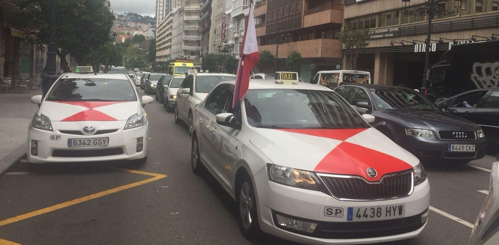 Vigo cuenta con 553 licencias de taxi, una proporción muy elevada para su población total.