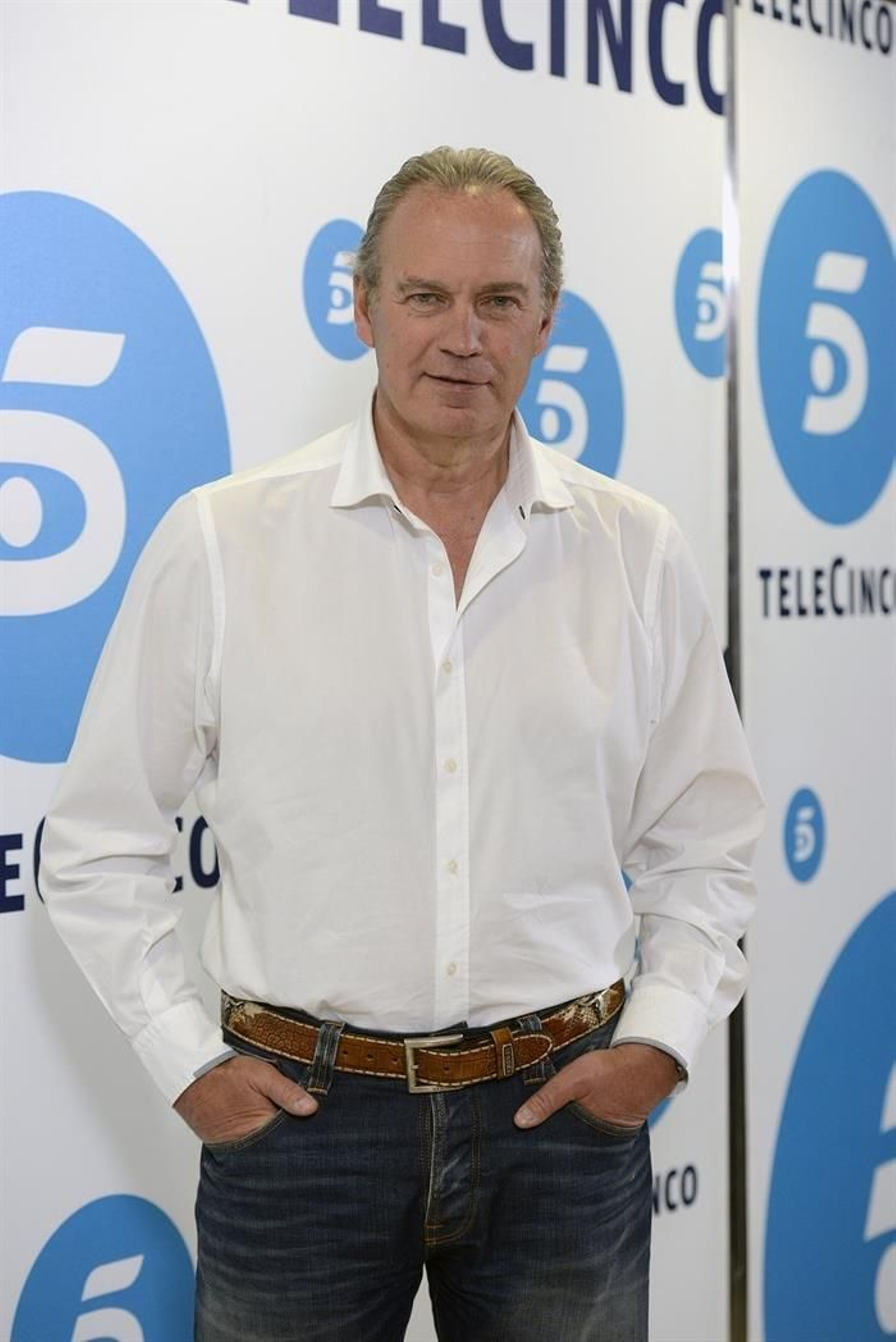 Bertín Osborne, durante la presentación hoy del programa que hará en Telecinco, "Mi casa es la tuya"