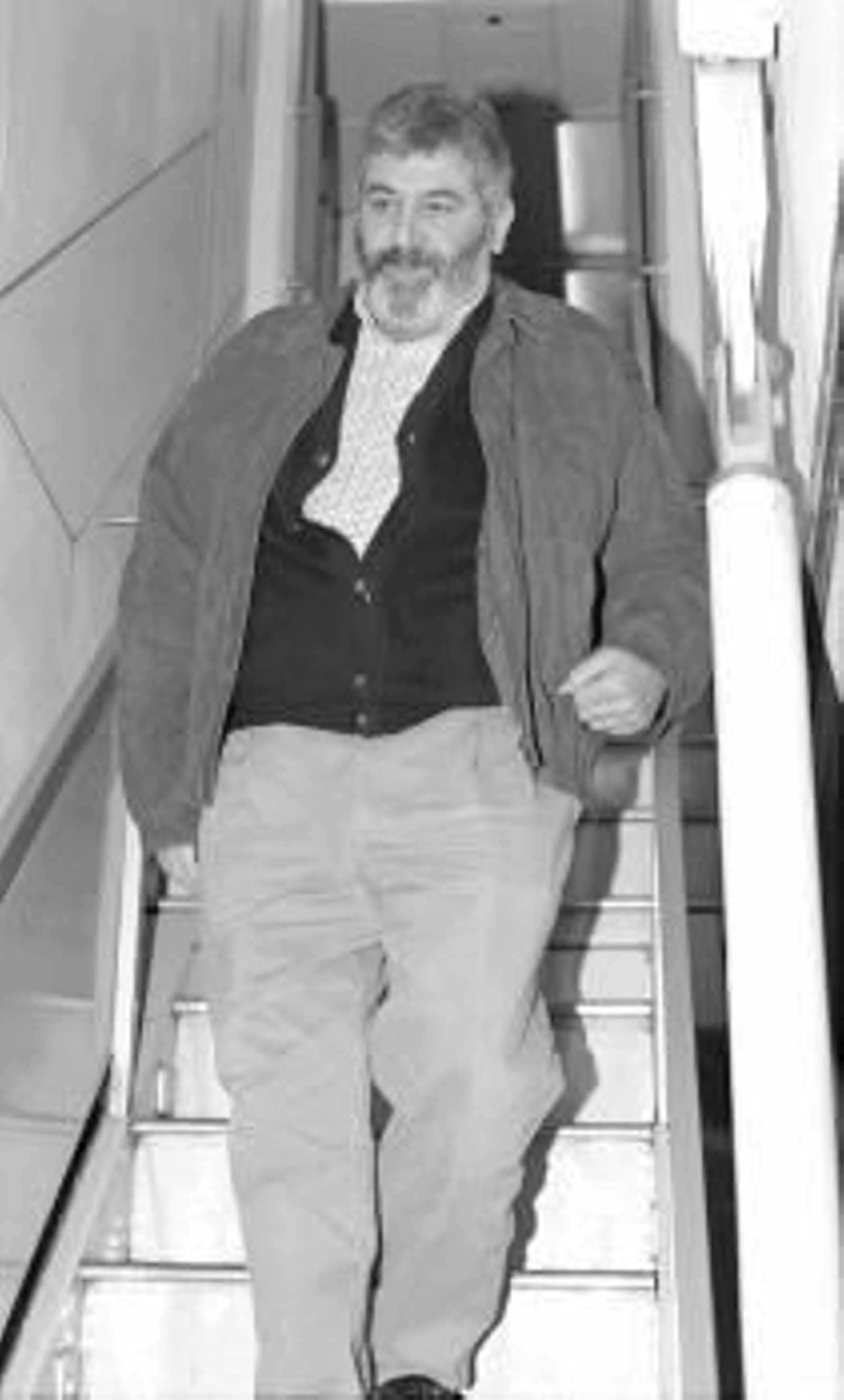 Oubiña, poco antes de su ingreso en prisión en el año 2000 (Foto: Javier Lizón)