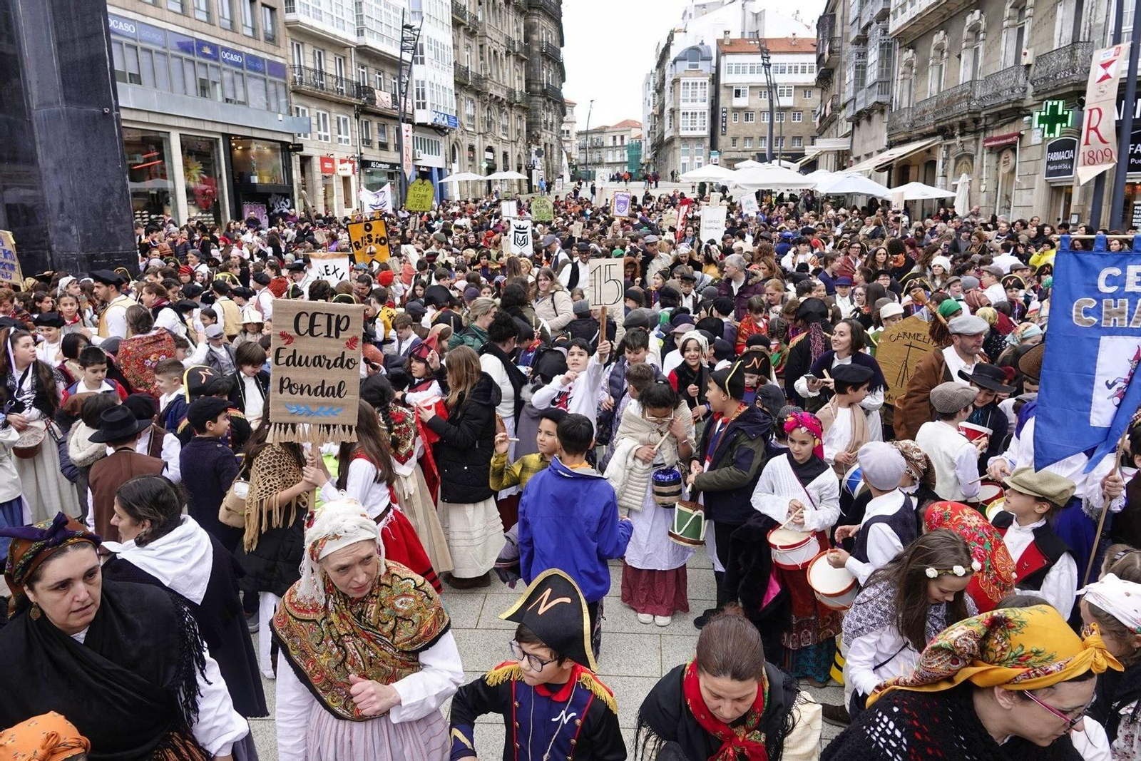 Celebración de la Reconquistiña en Vigo.
