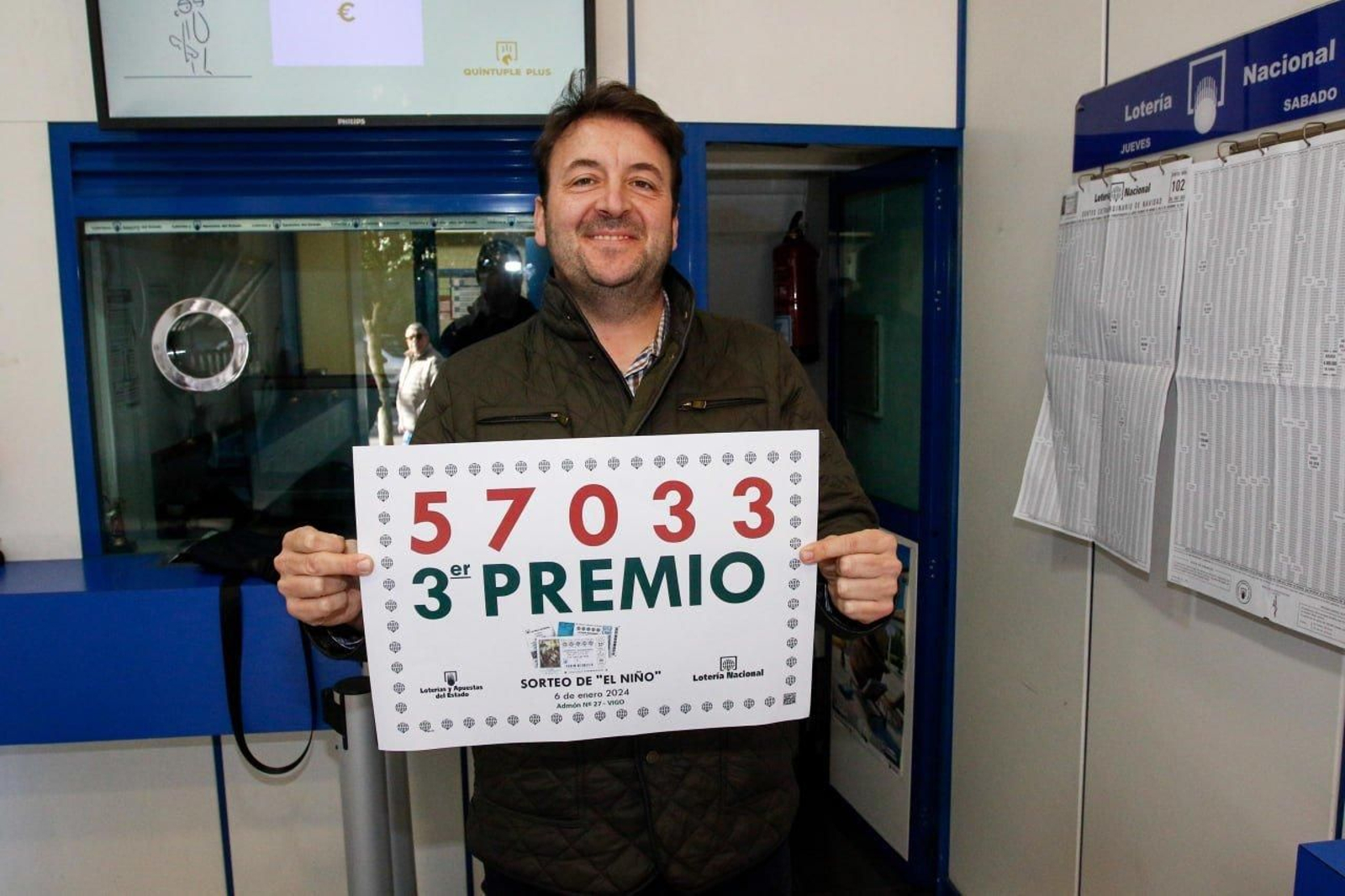 Camelias 110 vendió un décimo del tercer premio.