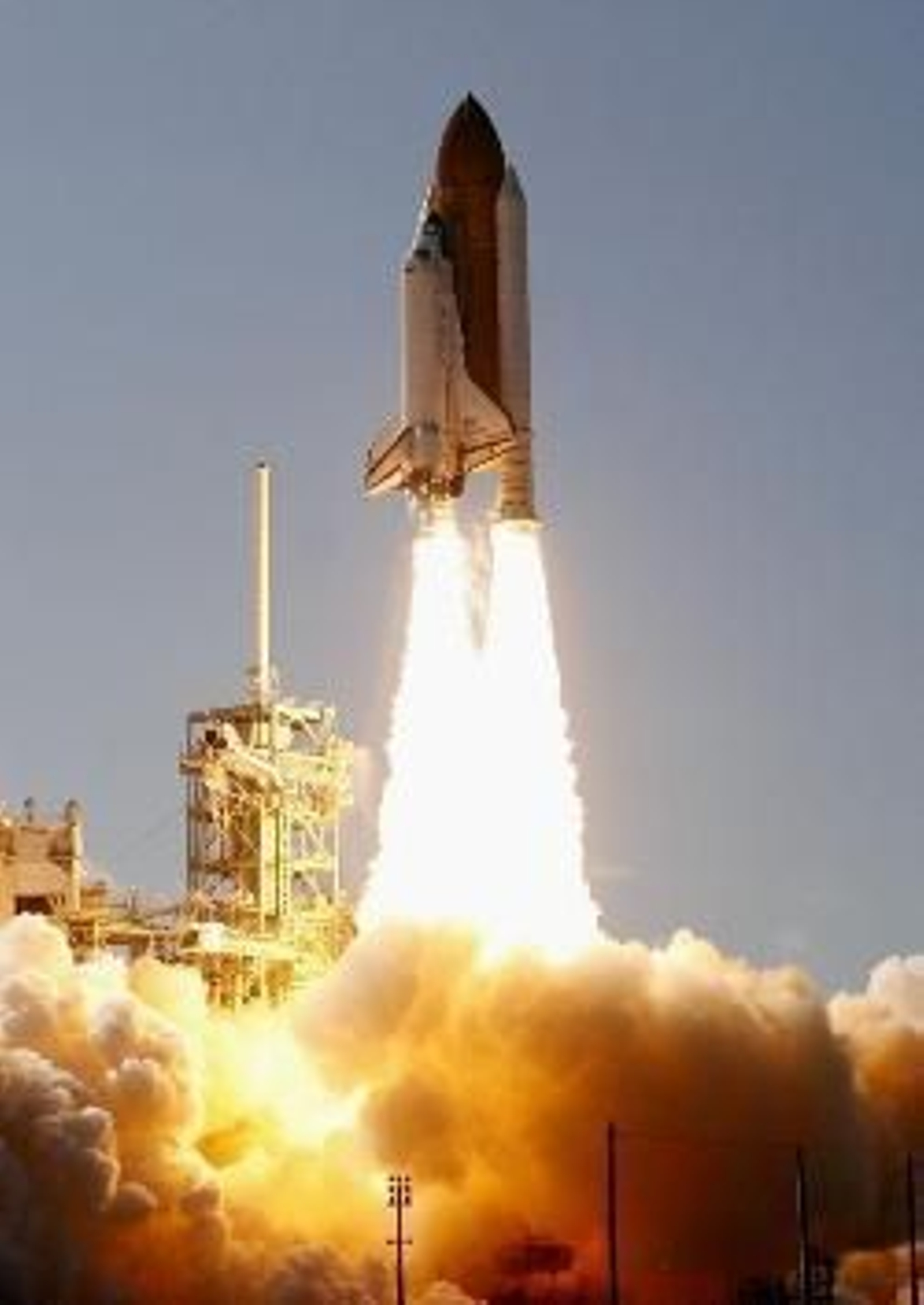 Momento del despegue del Discovery.