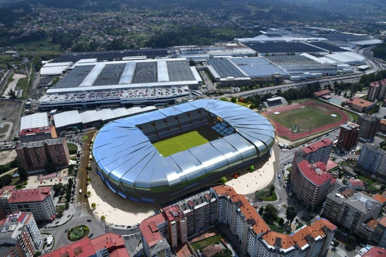 Imagen del proyecto de Balaídos.