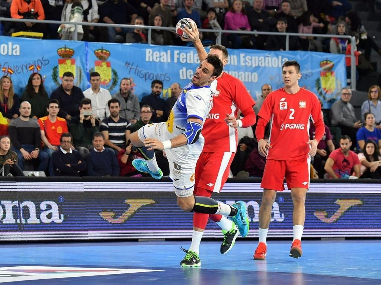 La selección española derrotó ayer a Polonia en Palencia.