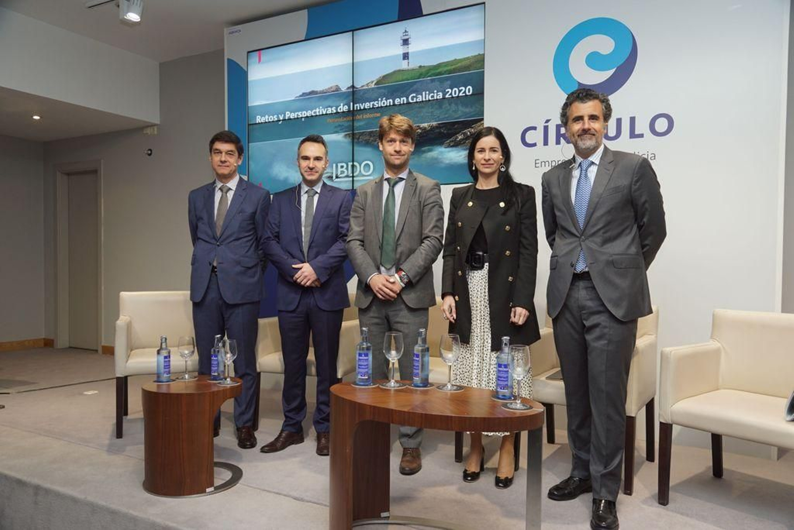 BDO presentó ayer su informe de inversiones en el Círculo de Empresarios de Galicia en Vigo.
