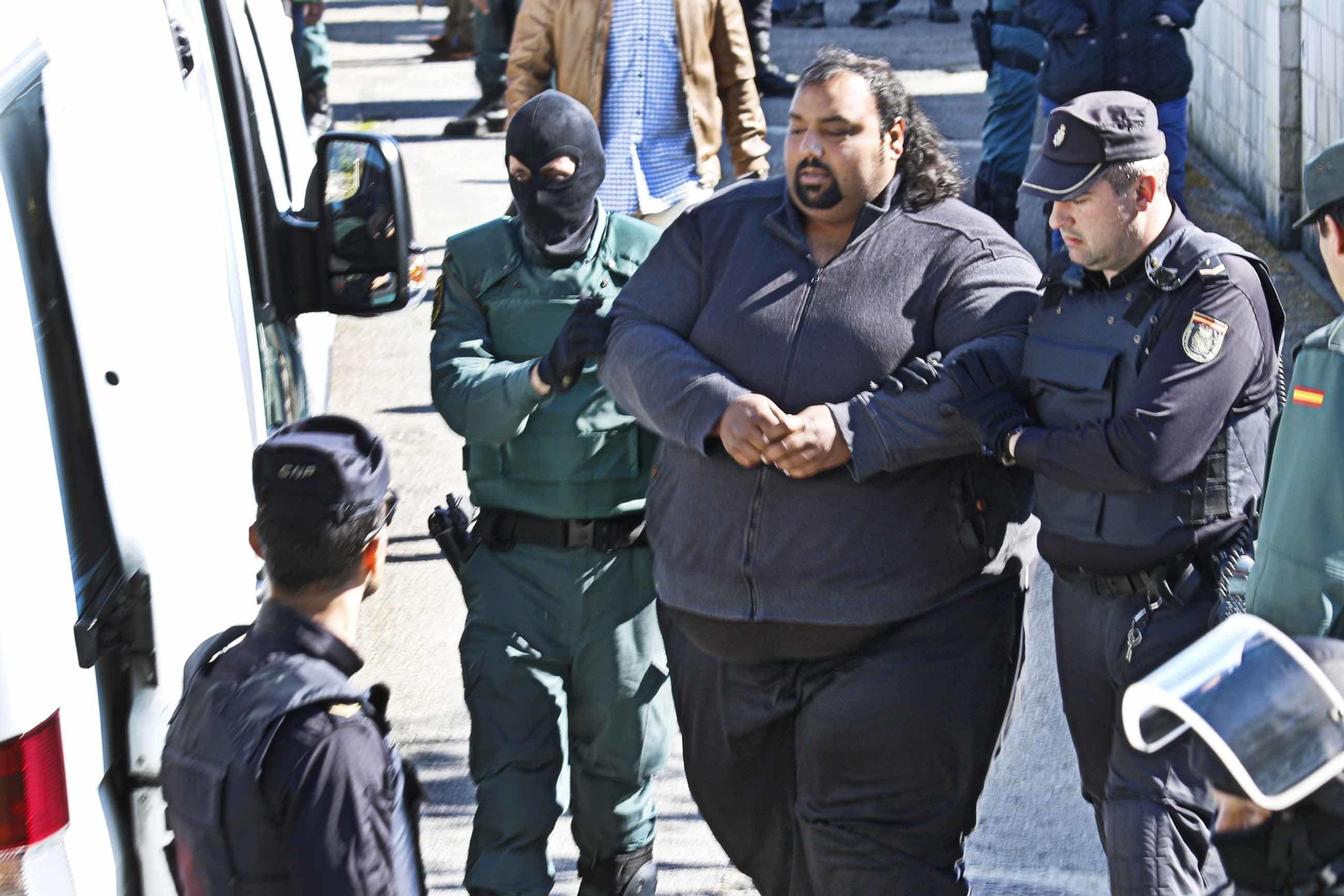 Marino Giménez detenido por la Guardia Civil // Moi Duarte