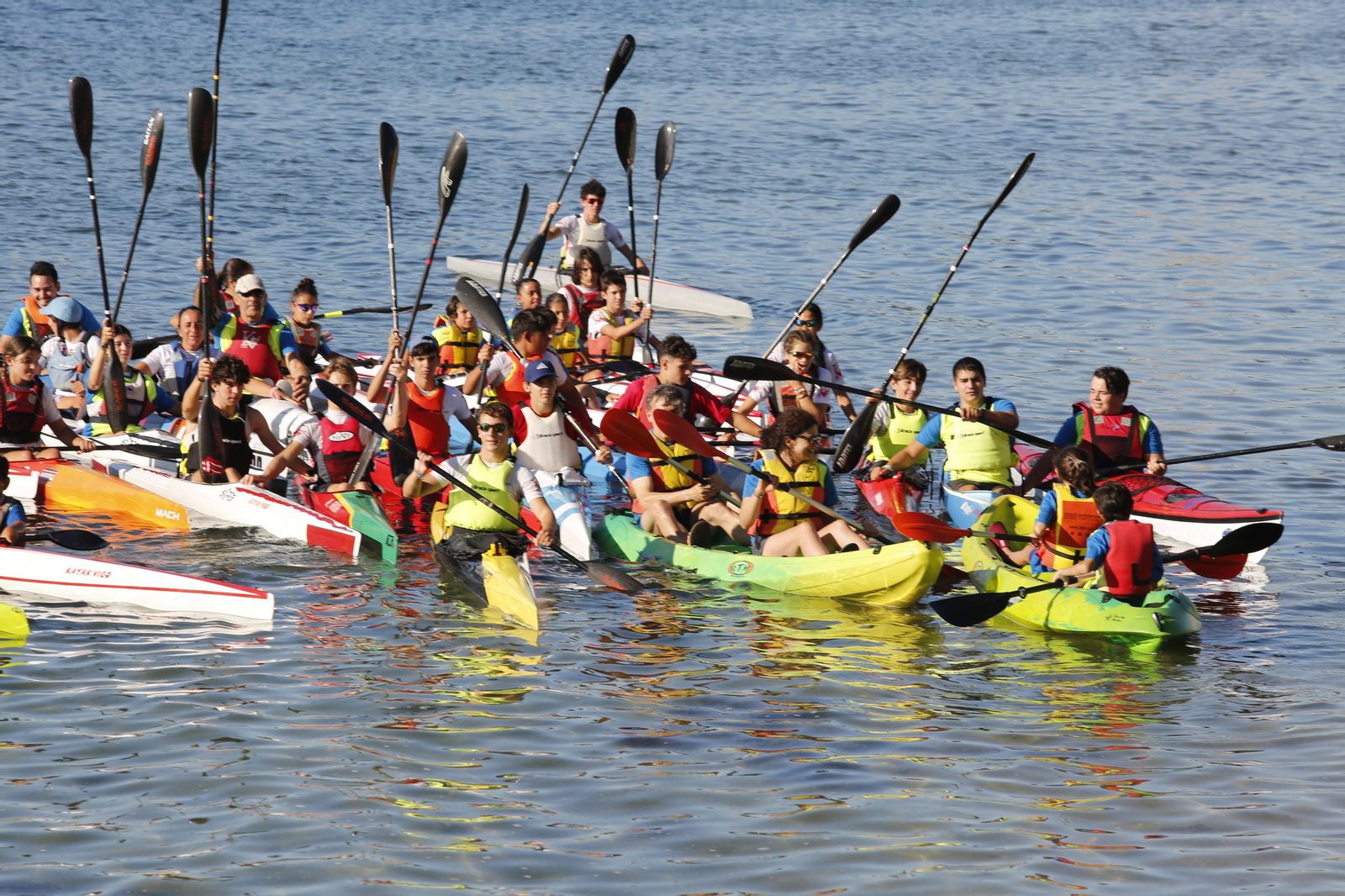La jornada de entrenamiento especial de la mano de +Deporte Atlántico y el club de piragüismo Kayak Vigo