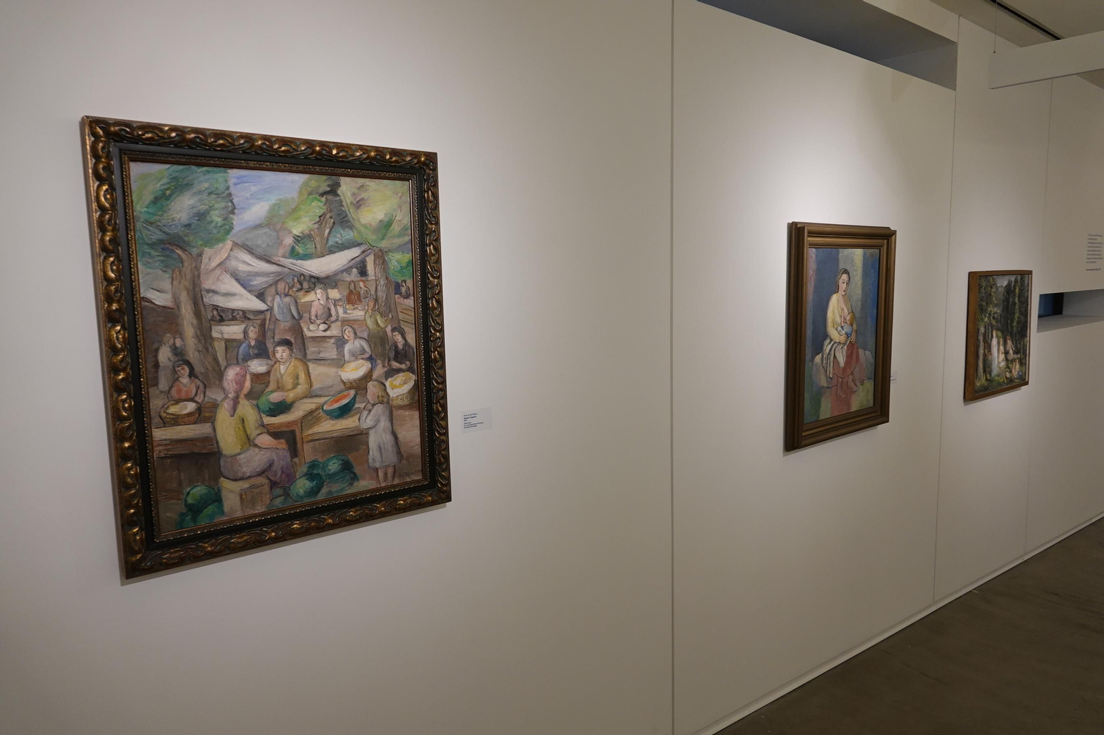 Presentación en la Pinacoteca de "Nos vieiros da arte galega", sobre a colección municipal de Francisco Fernández del Riego.