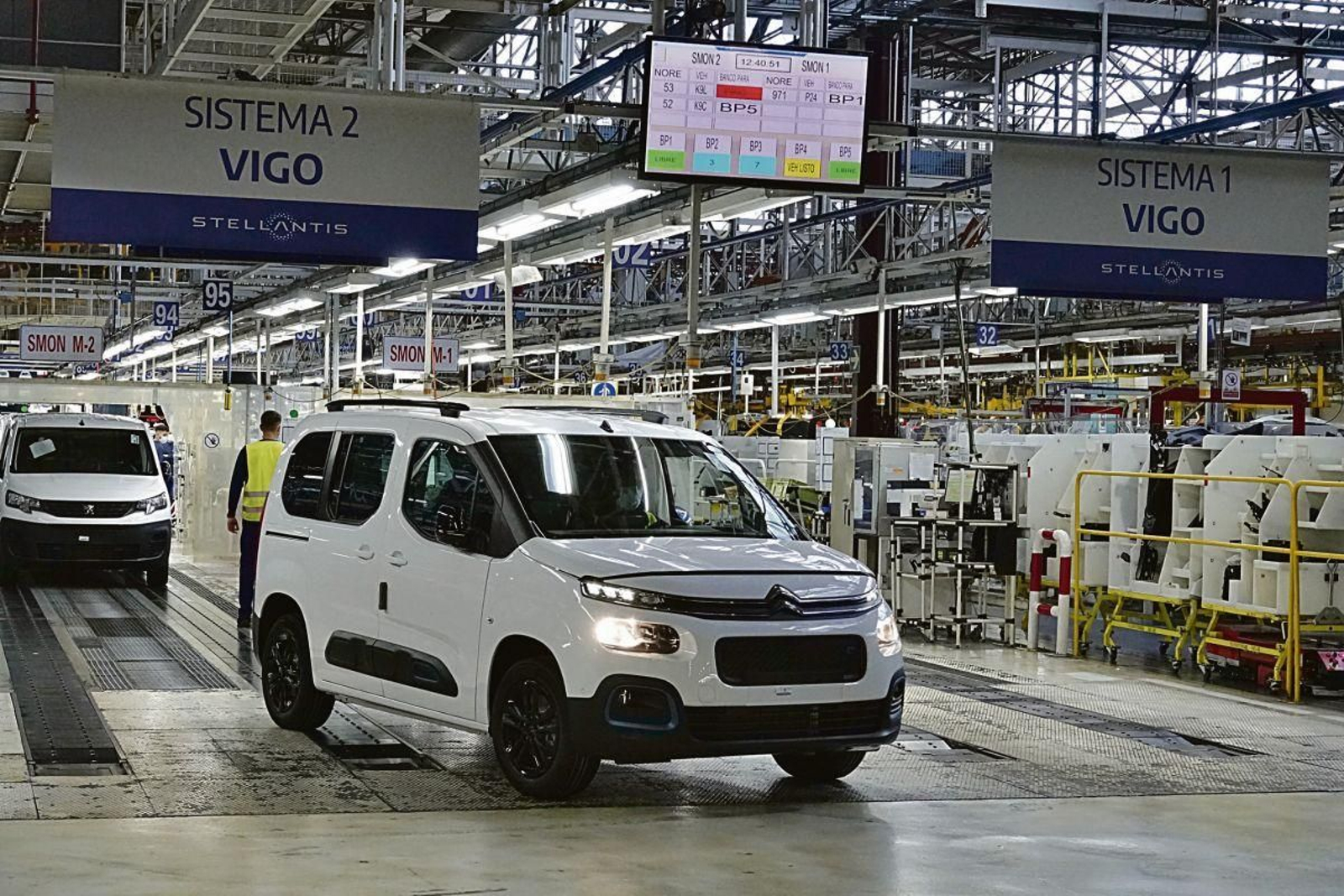 Furgoneta Citroën Berlingo que se fabrica en la planta de Balaídos.