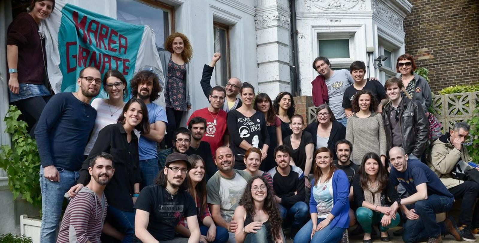 Reunión de diversas plataformas de la Marea Granate en el Reino Unido, que tuvo lugar, recientemente, en Londres.