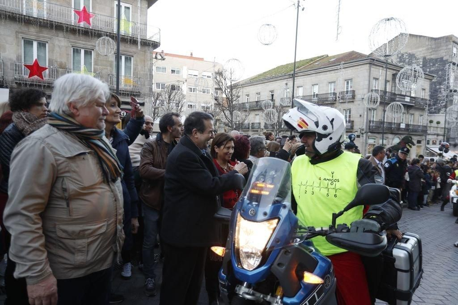 La papanoelada motera toma las calles de Vigo 110