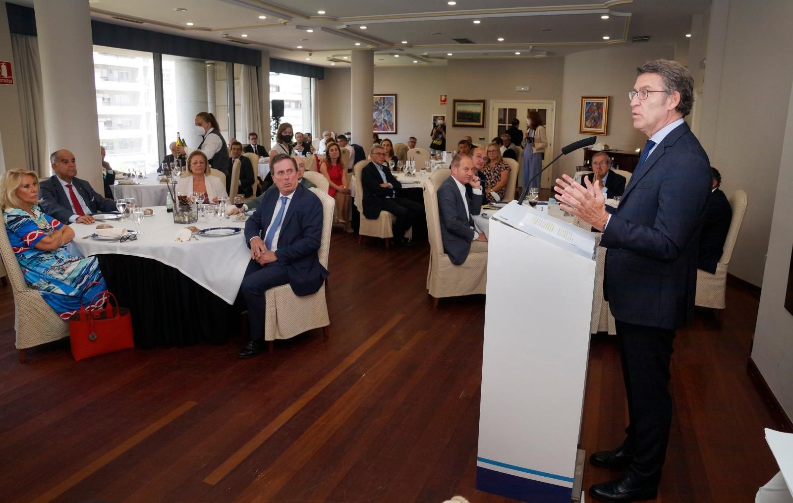 Alberto Núñez Feijóo en Círculo de Empresarios de Galicia, en Vigo