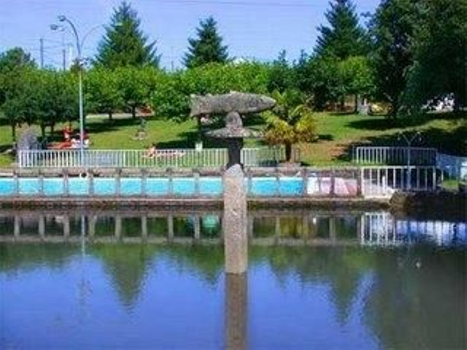 Vista del cámping de Monterroso.