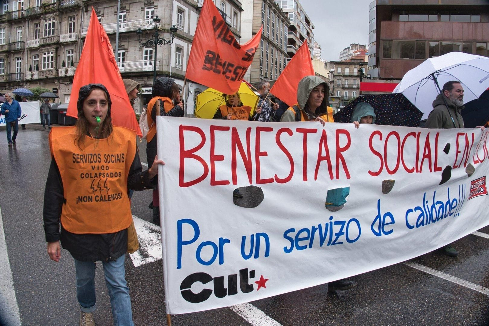 Manifestación de la CUT.