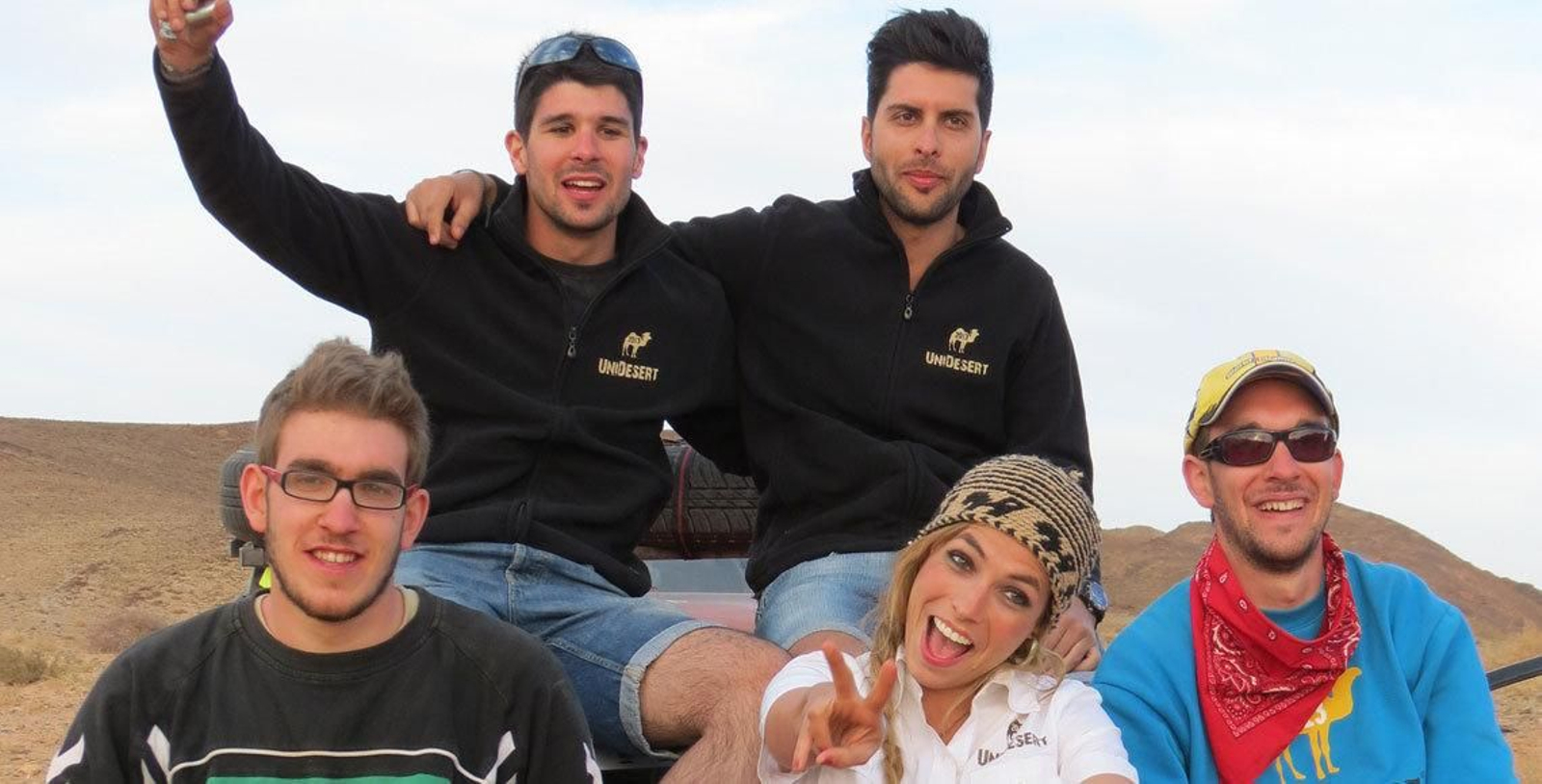 Jóvenes universitarios participantes en una edición anterior de la prueba UniDesert.