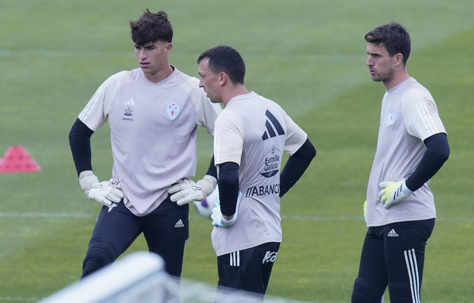 Entrenamiento del Celta en Mos.