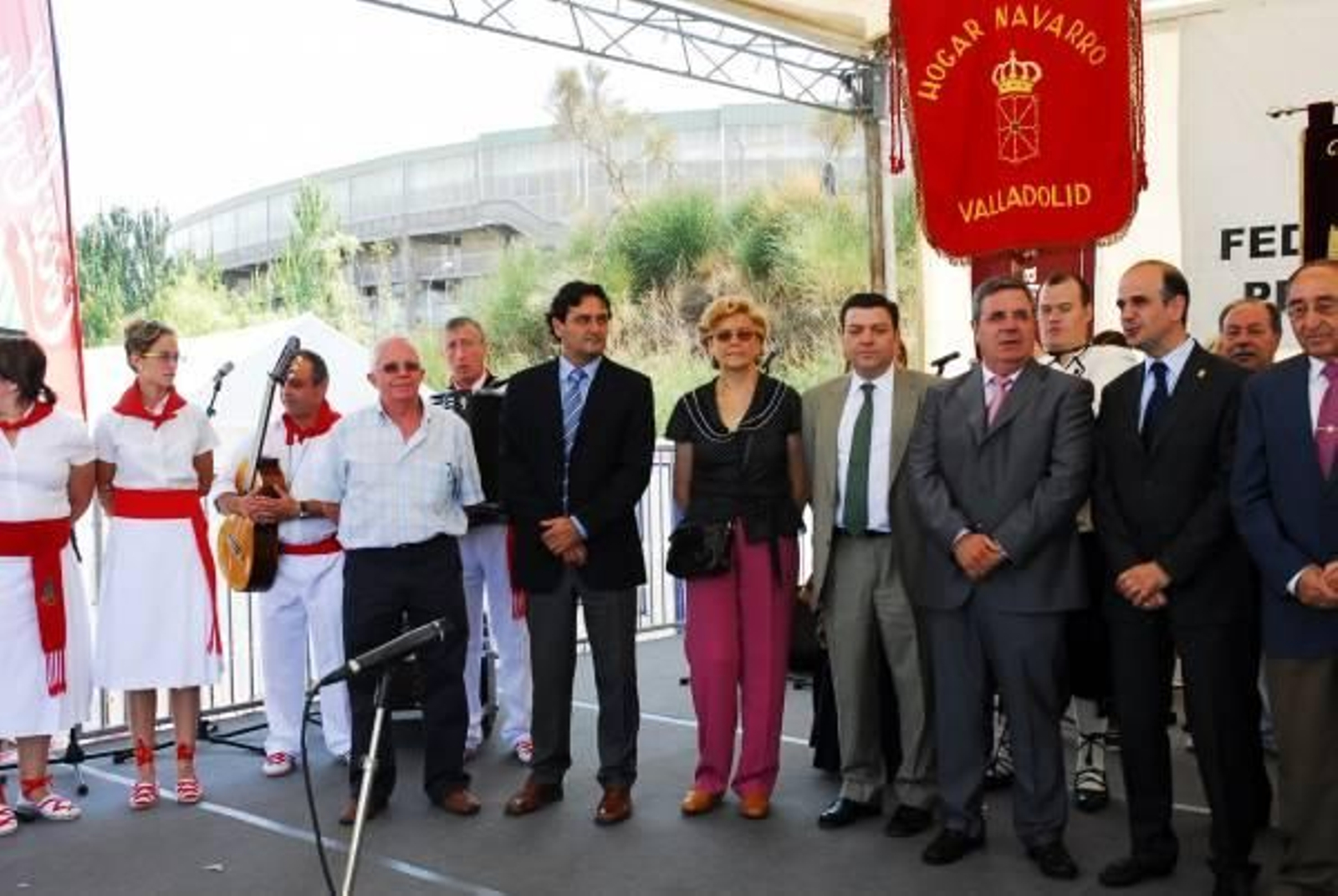 El consejero Catalán, en el Día de Navarra en la Feria de las Regiones de Valladolid.