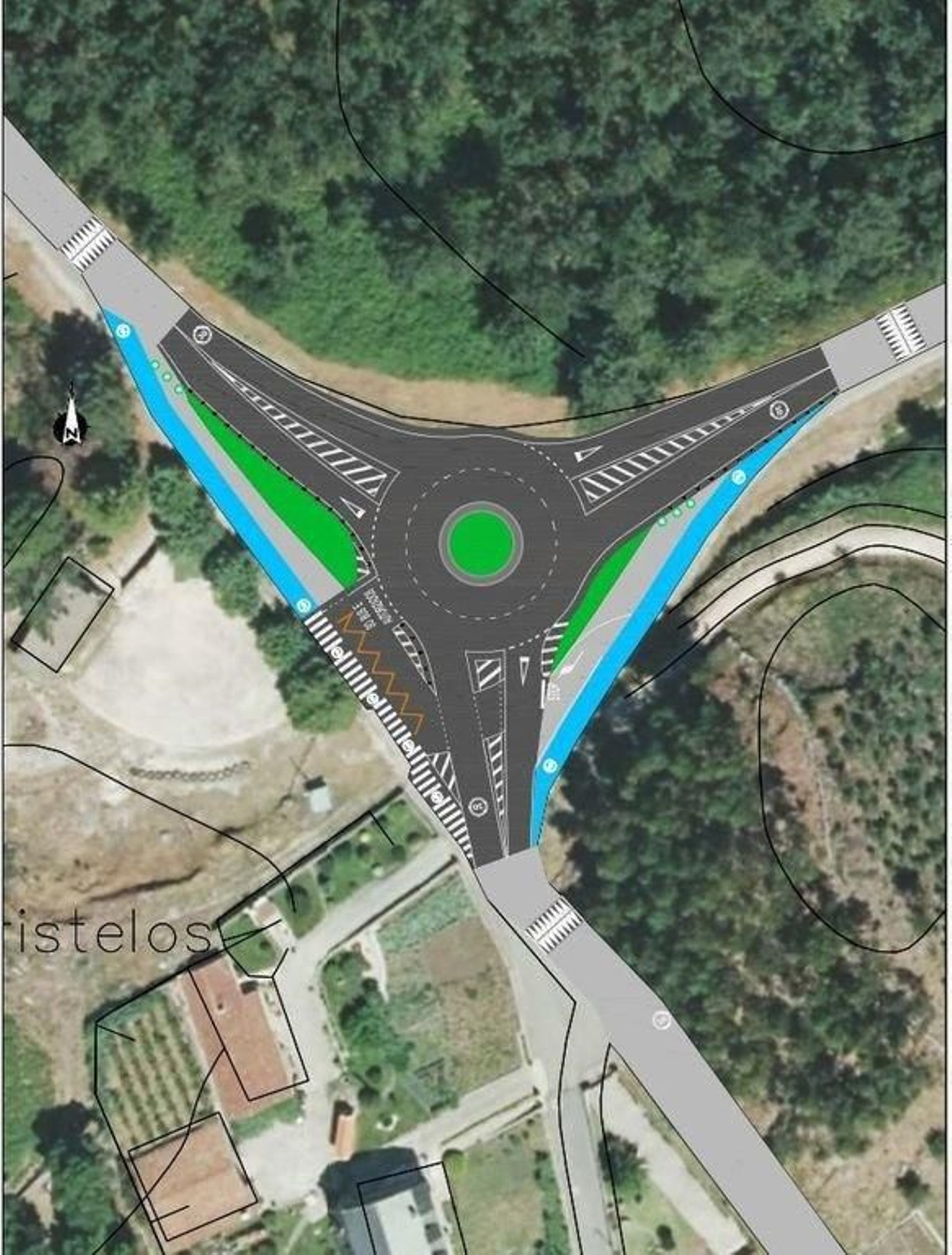 La glorieta resolverá una serie de carencias y peligros en la zona.